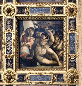 Allegoria della regione Romagna dal soffitto del Salone dei Cinquecento, 1565 da Giorgio Vasari